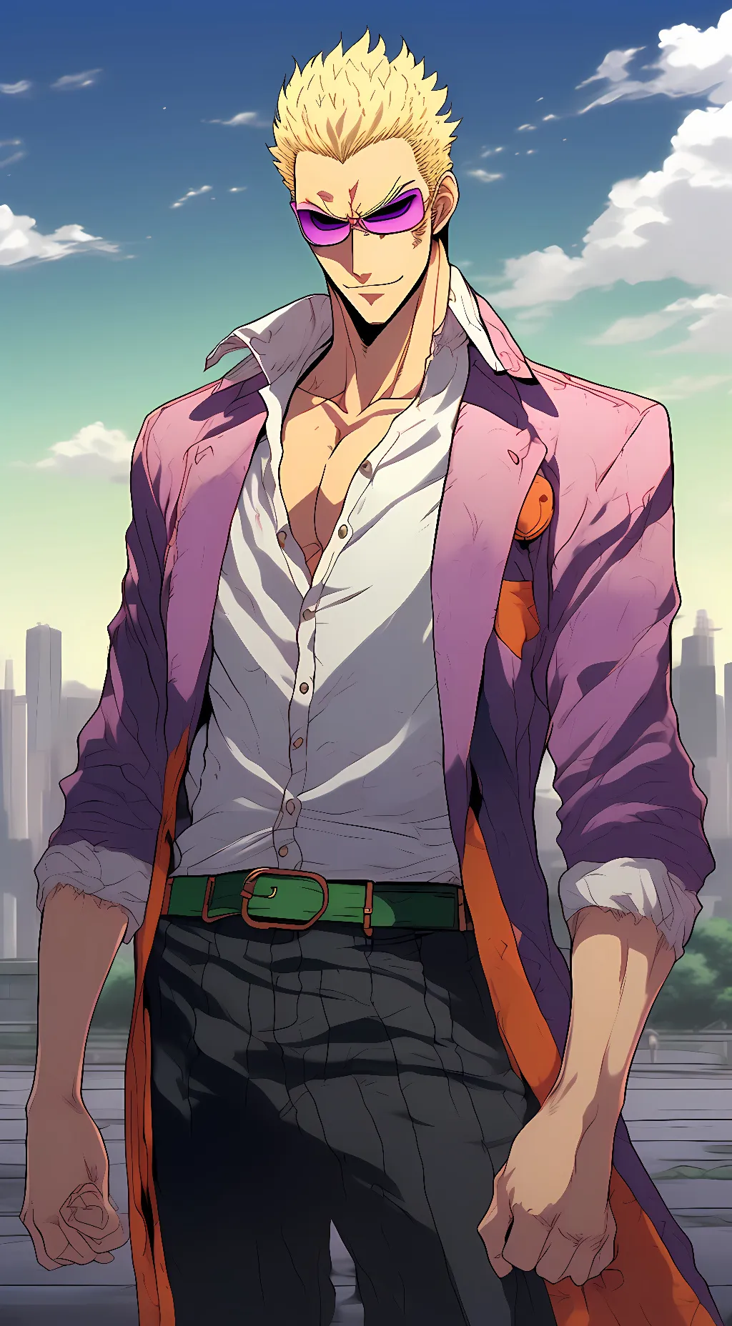 ai character: Donquixote.Dflamin background