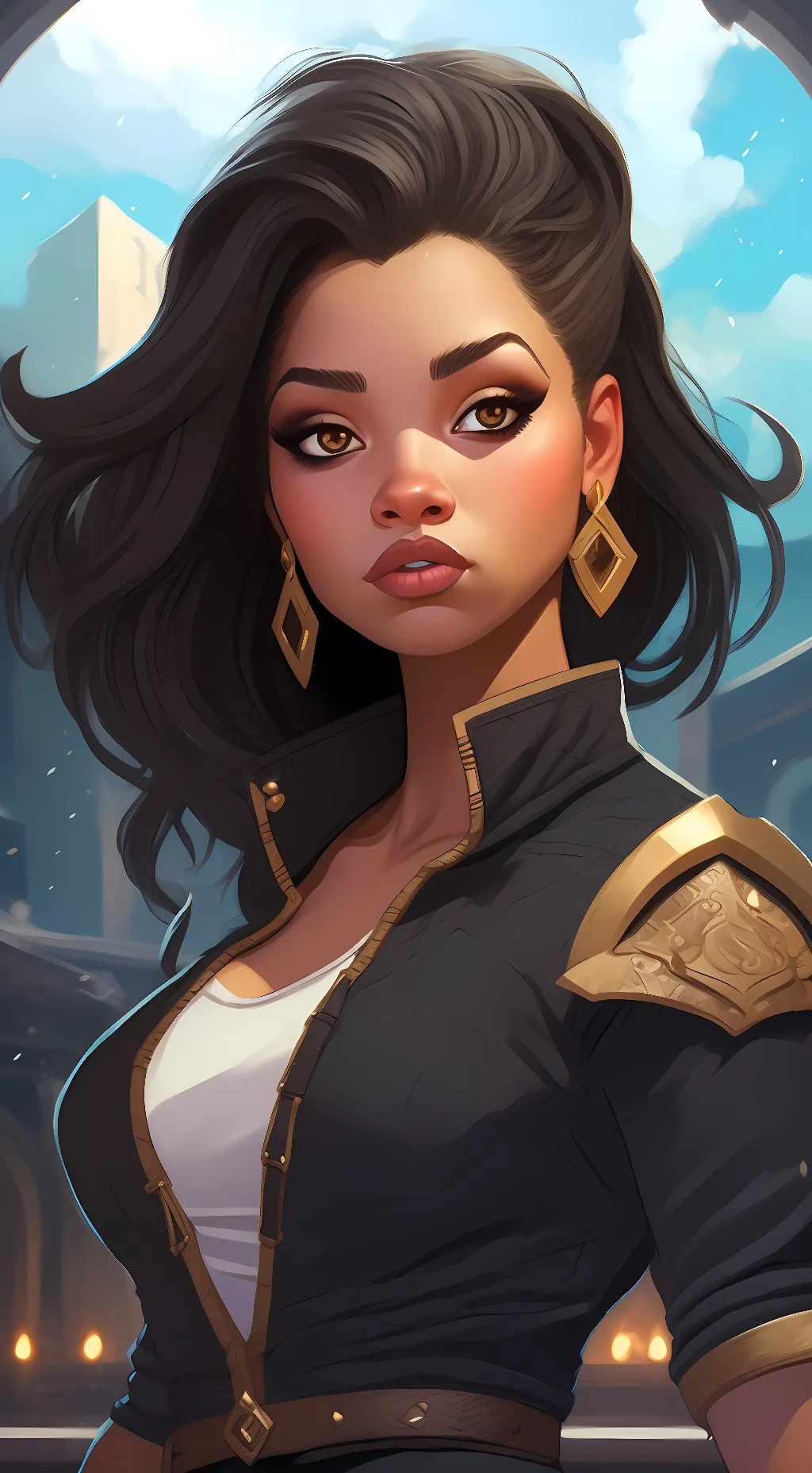 ai character: Skyla background