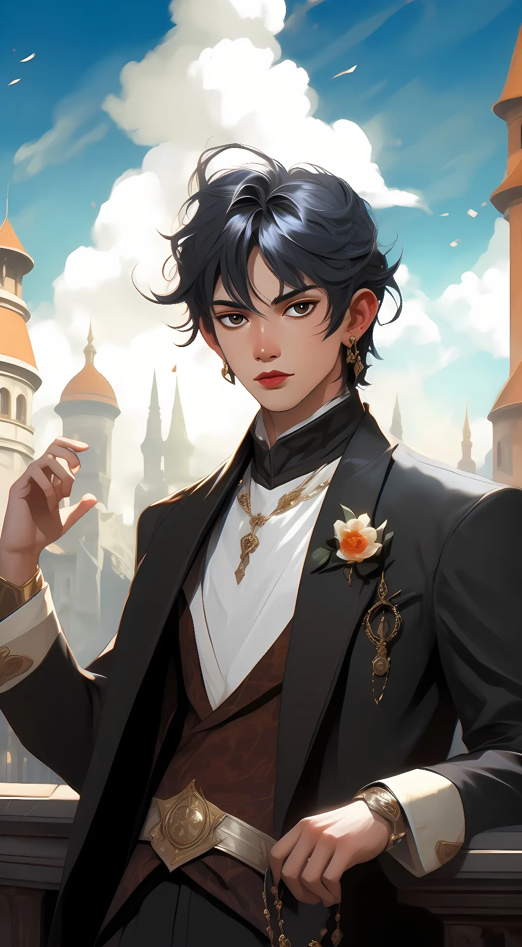 ai character: Shuri Honjo background