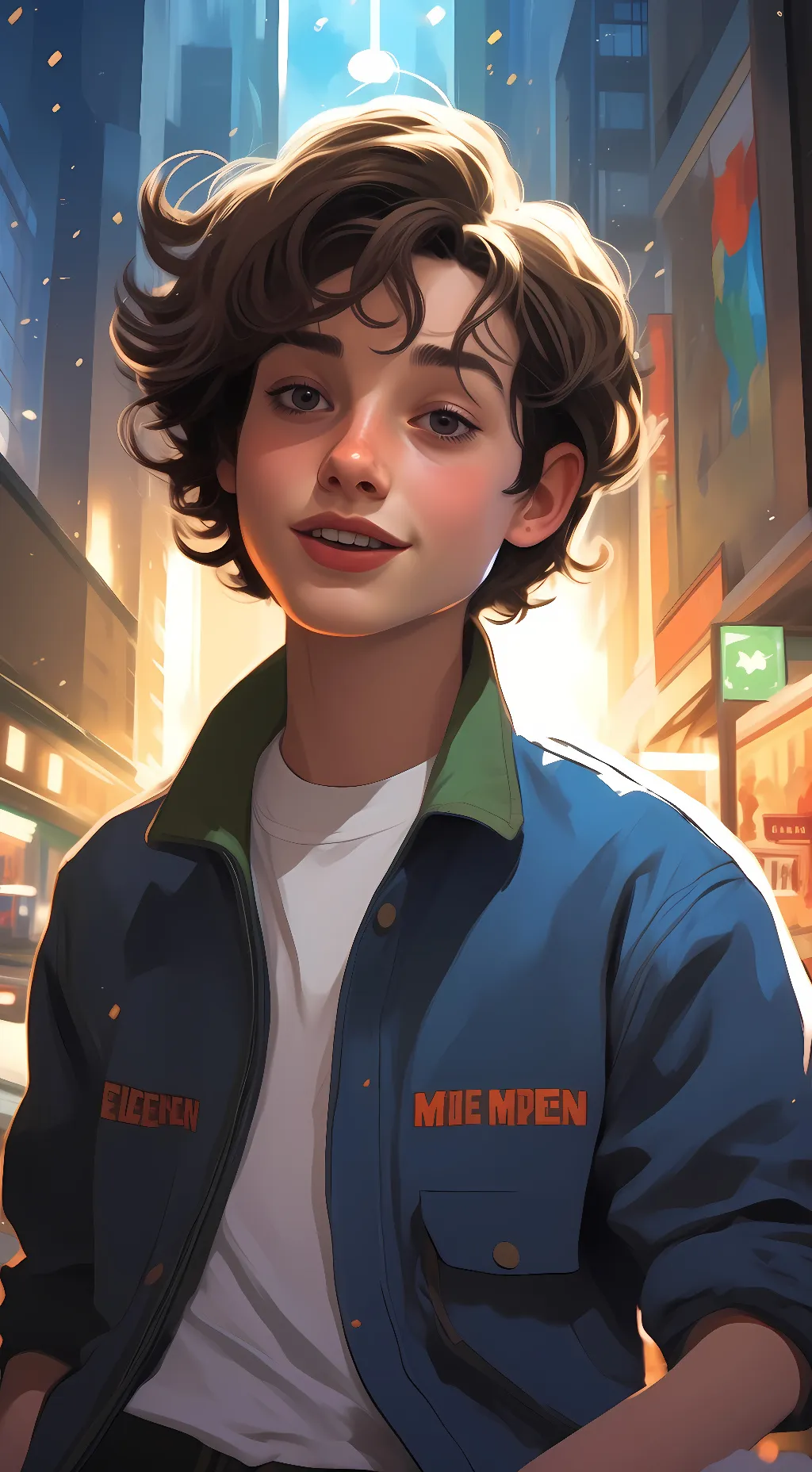 ai character: mike wheeler  background