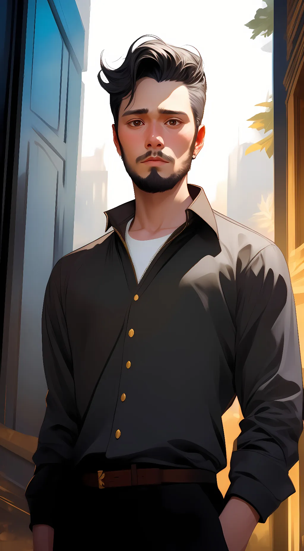 ai character: James Sinclair background