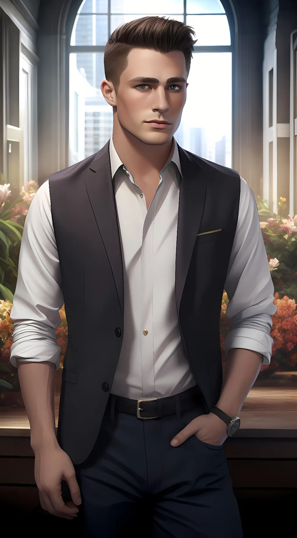 ai character: Henry Weber background