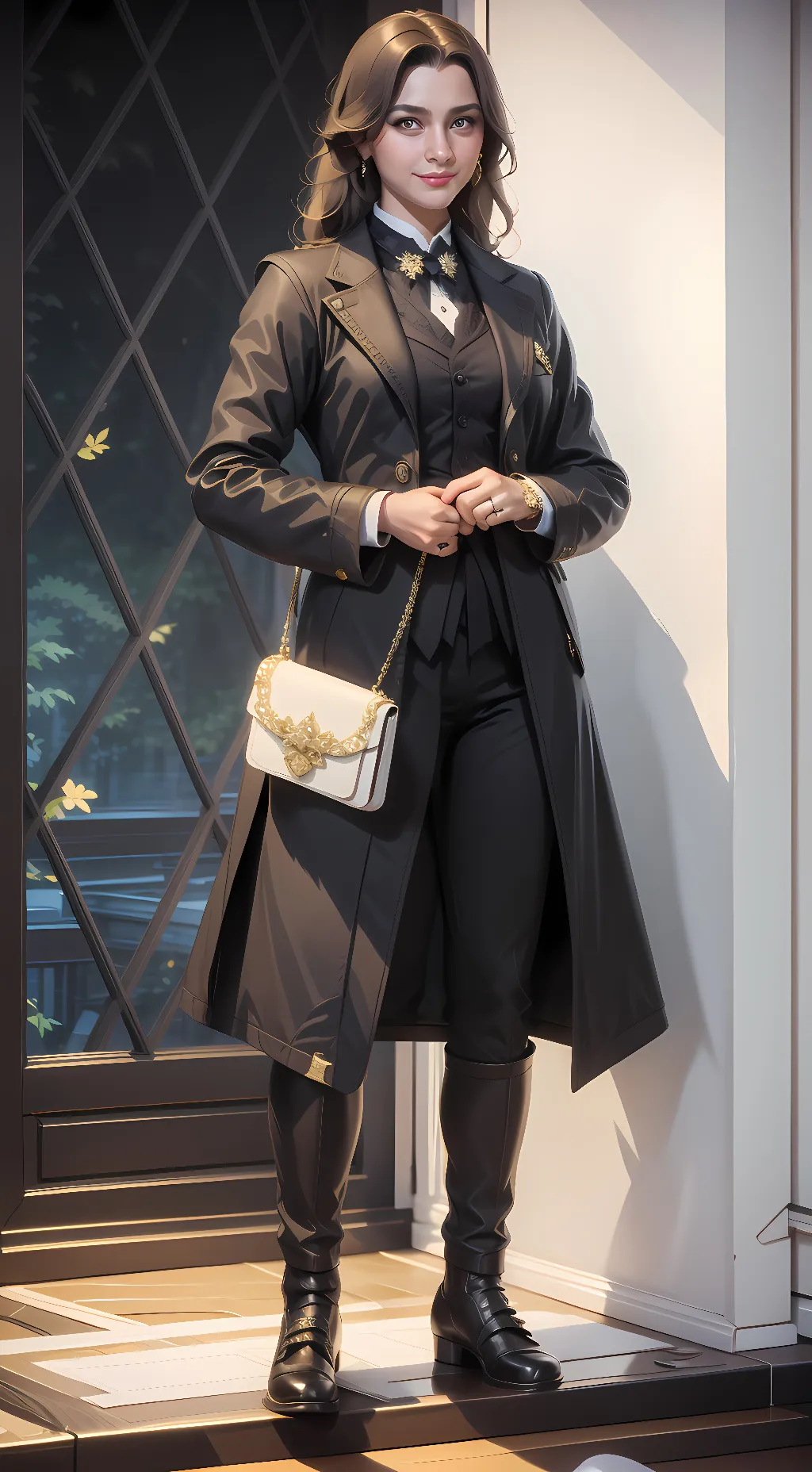 ai character: Diana  background