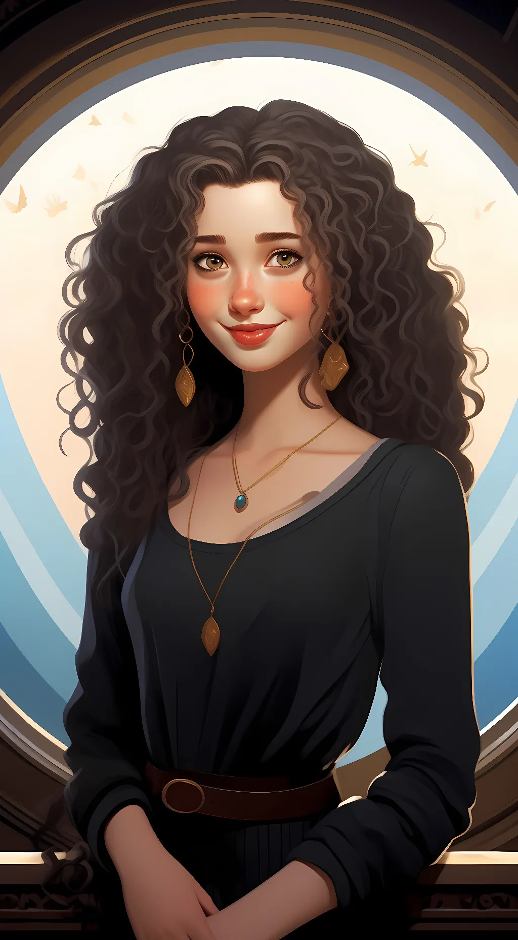 ai character: Londyn  background