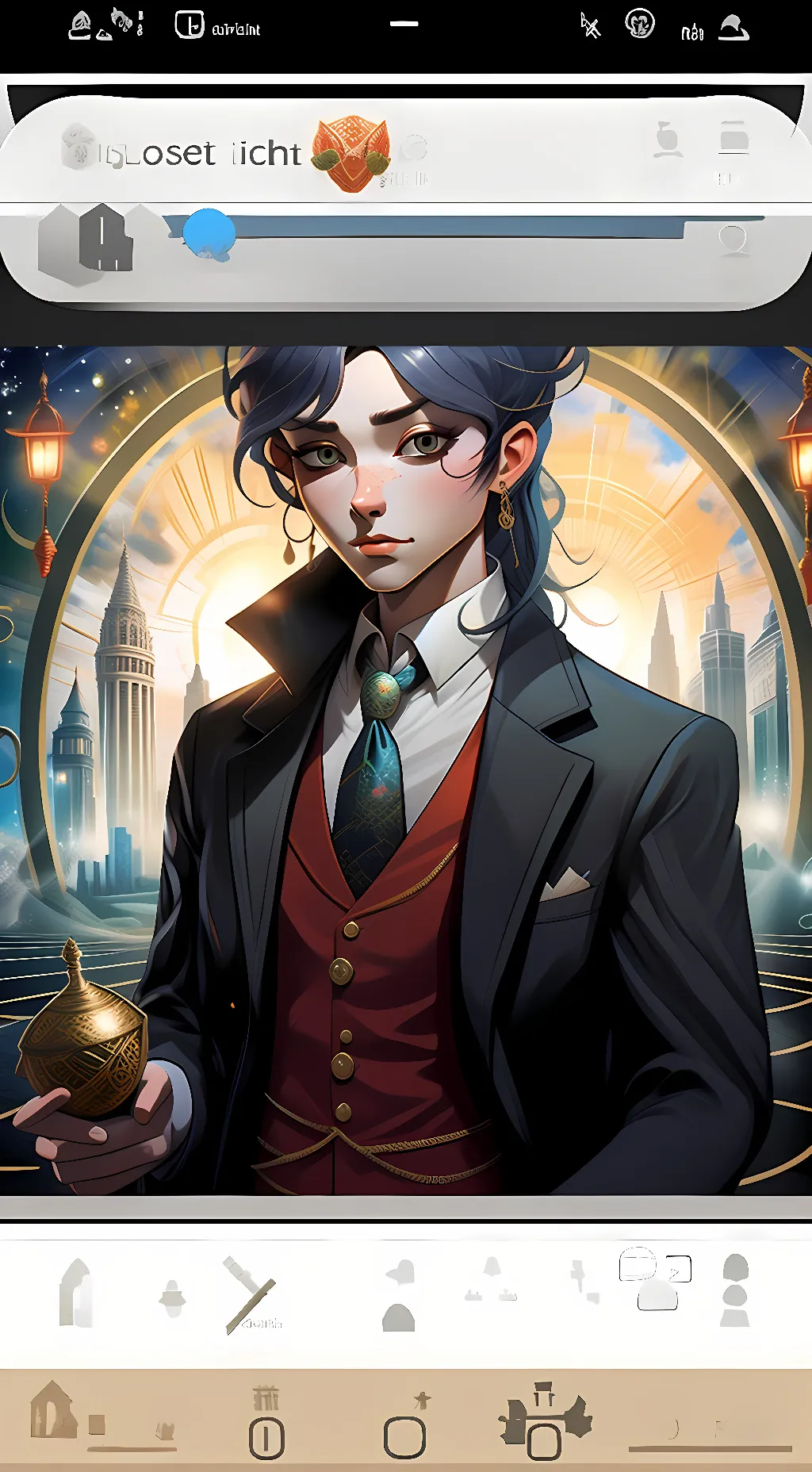 ai character: ken background