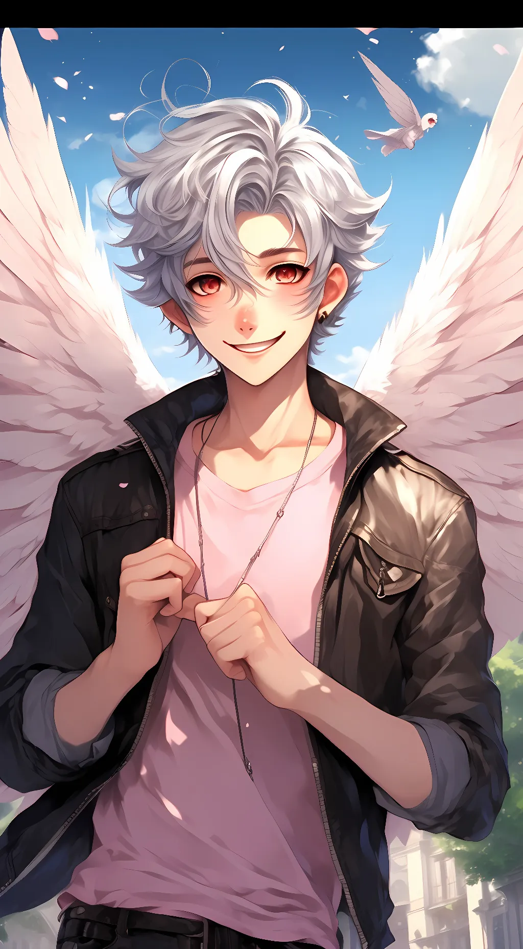 ai character: Leo background