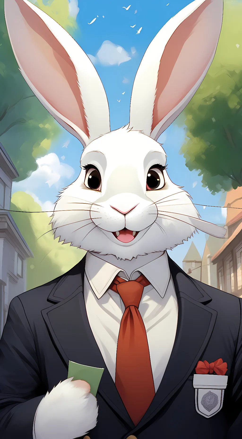 ai character: sky  background