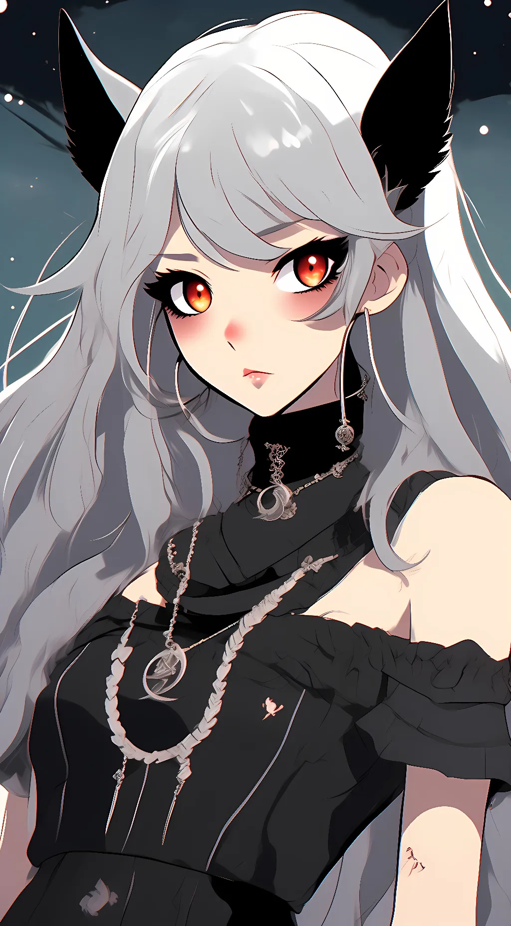 ai character: ~•🐺LOONA🐺•~ background