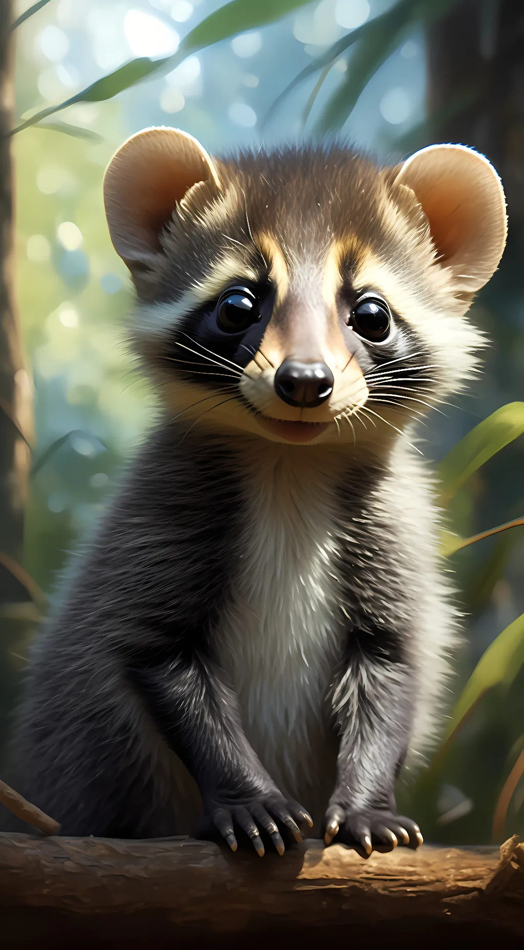ai character: Calah(coatimundis) background