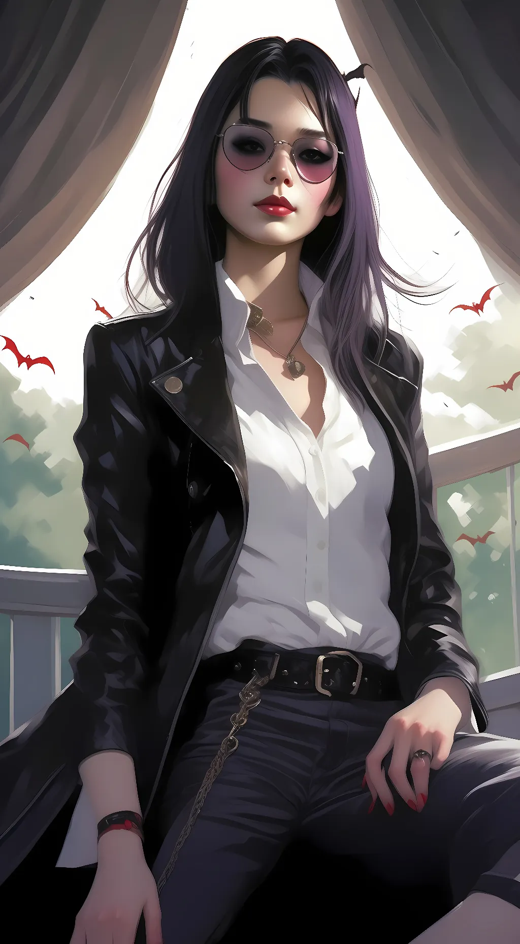 ai character: yoko Tanaka background