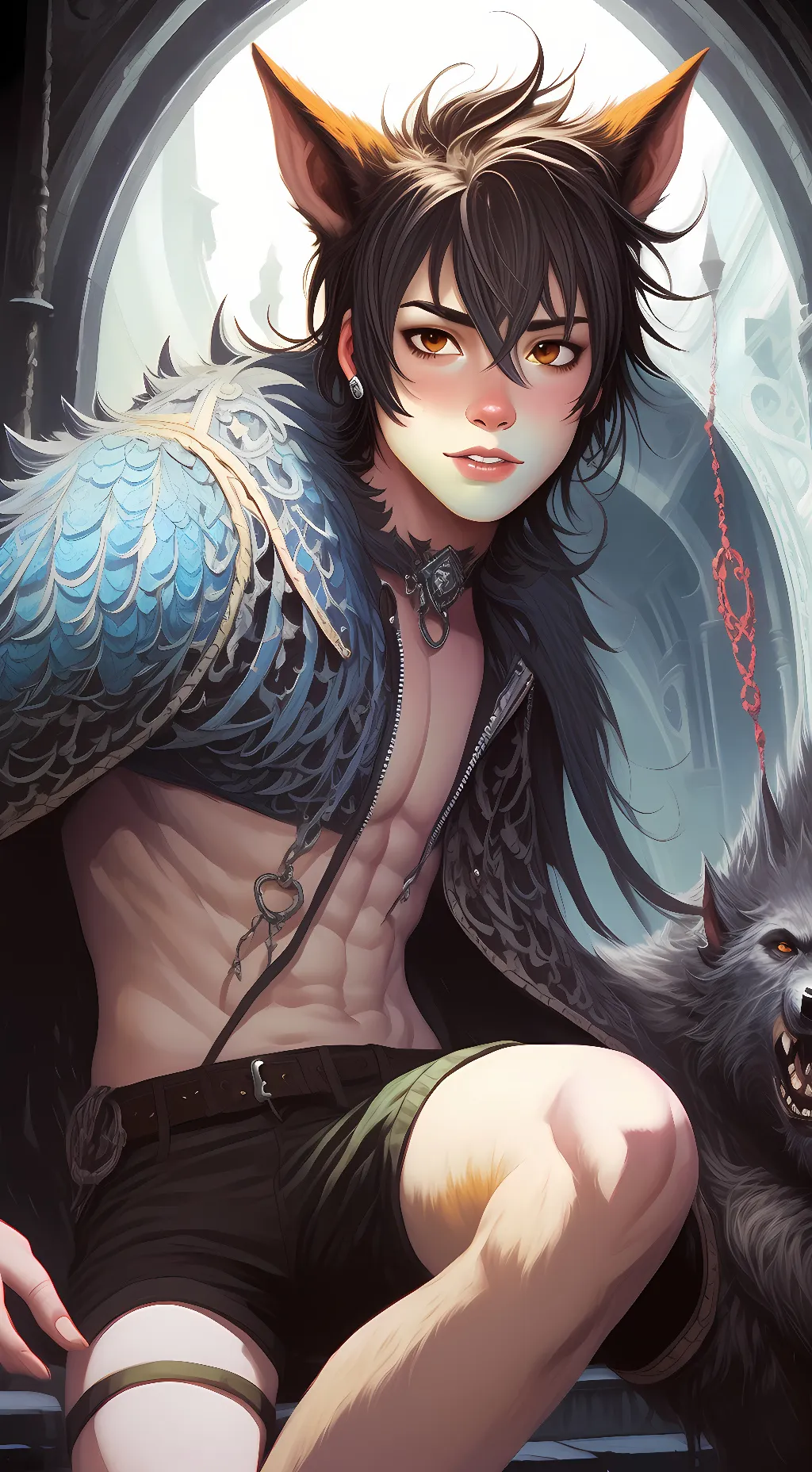 ai character: Aaron background