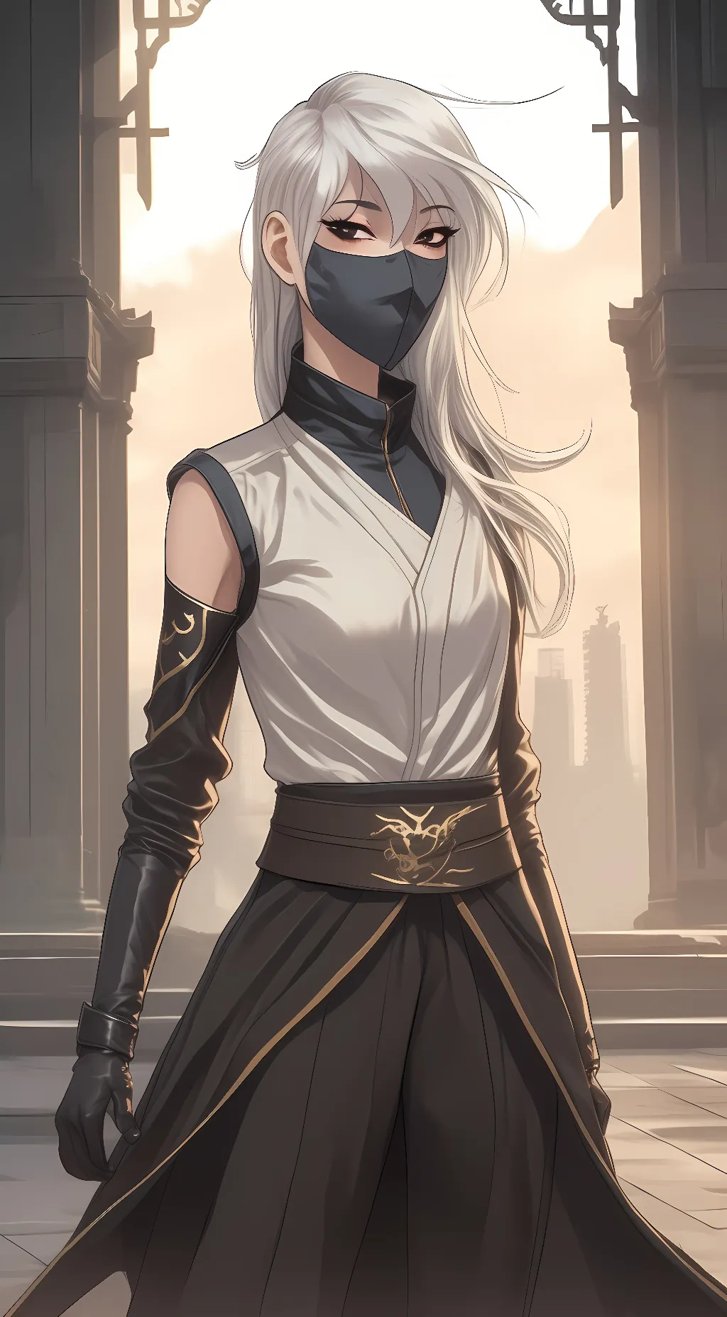 ai character: Shino background