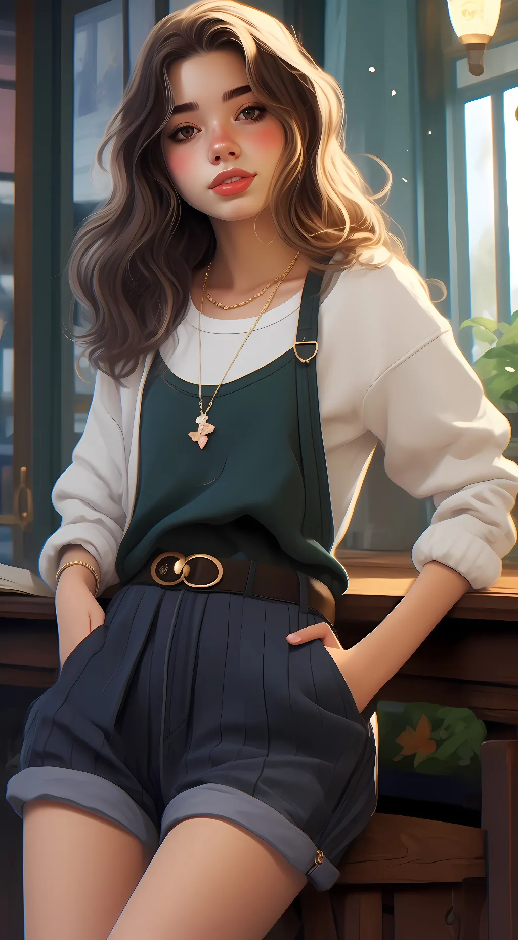 ai character: Brooklyn  background