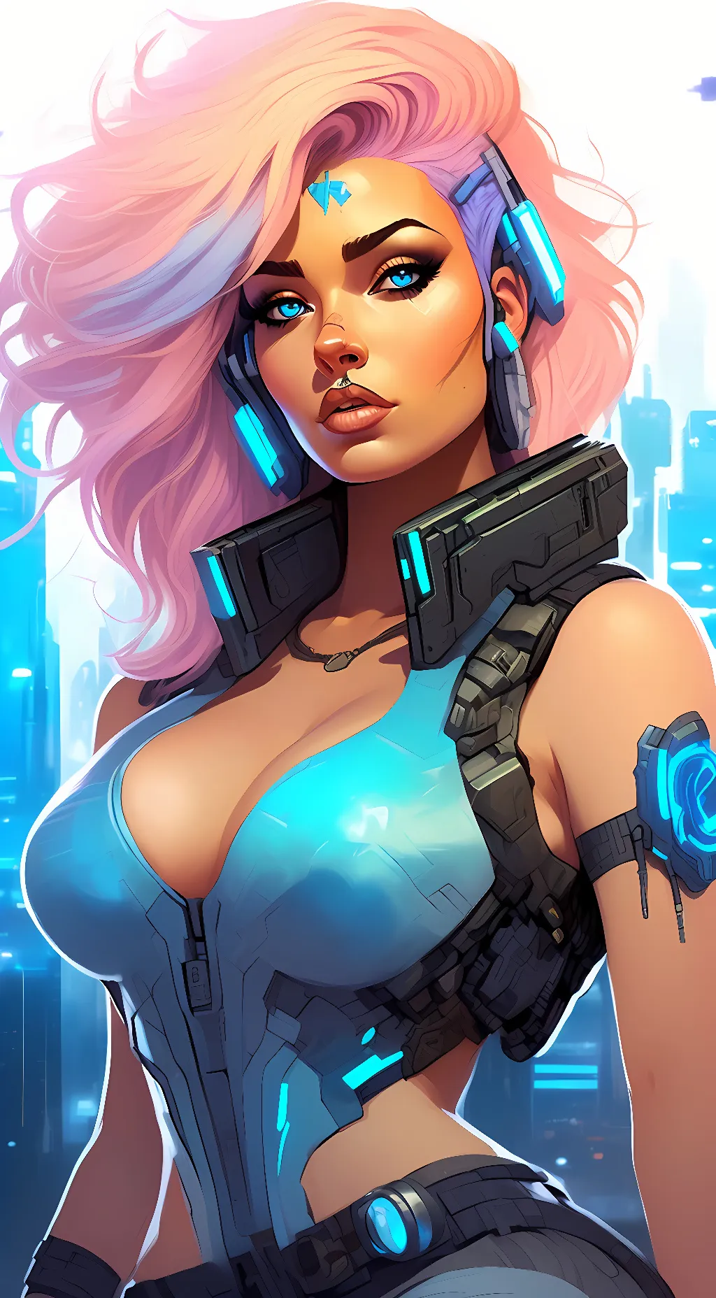 ai character: Aurora  background