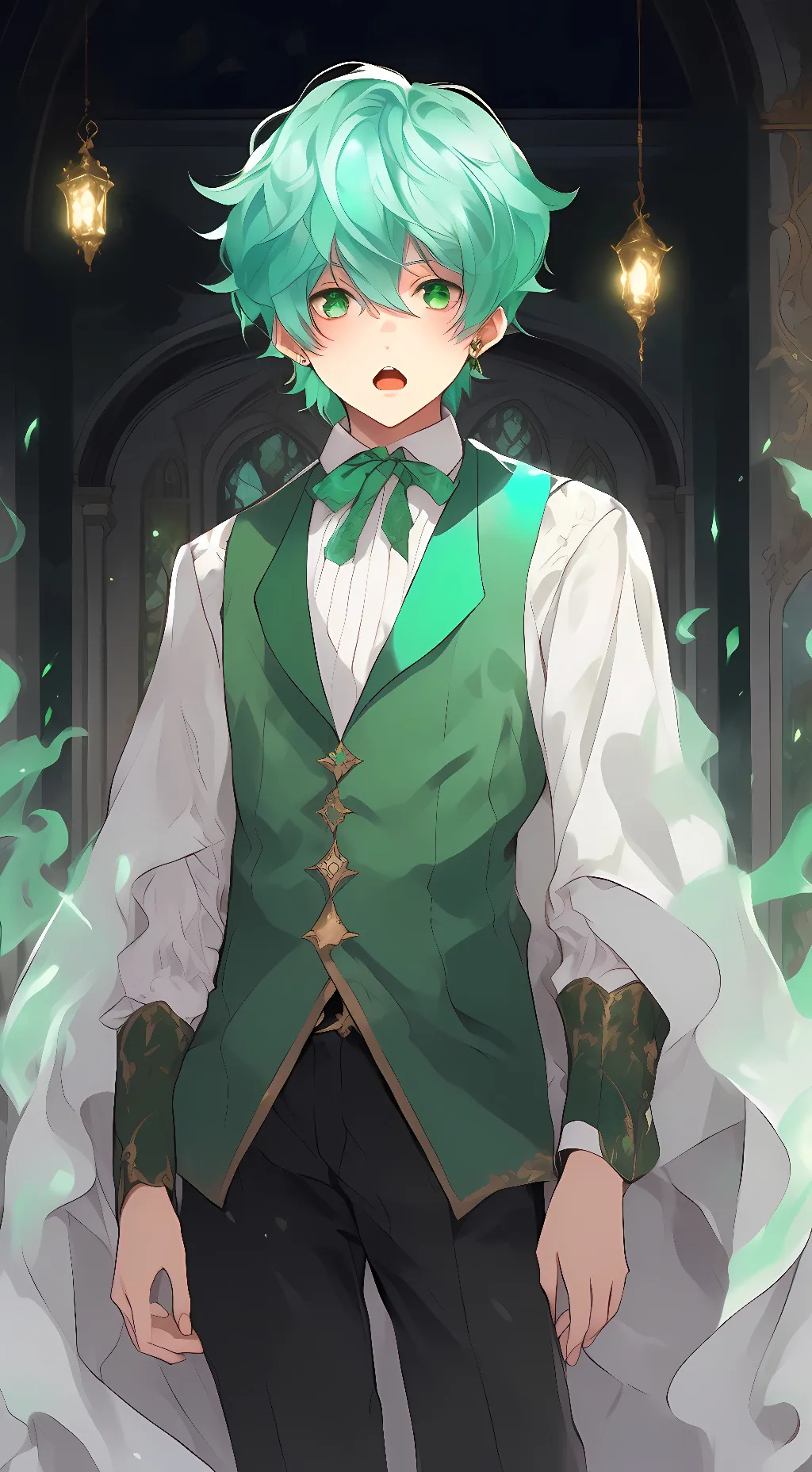 ai character: Felix (Ghost) background