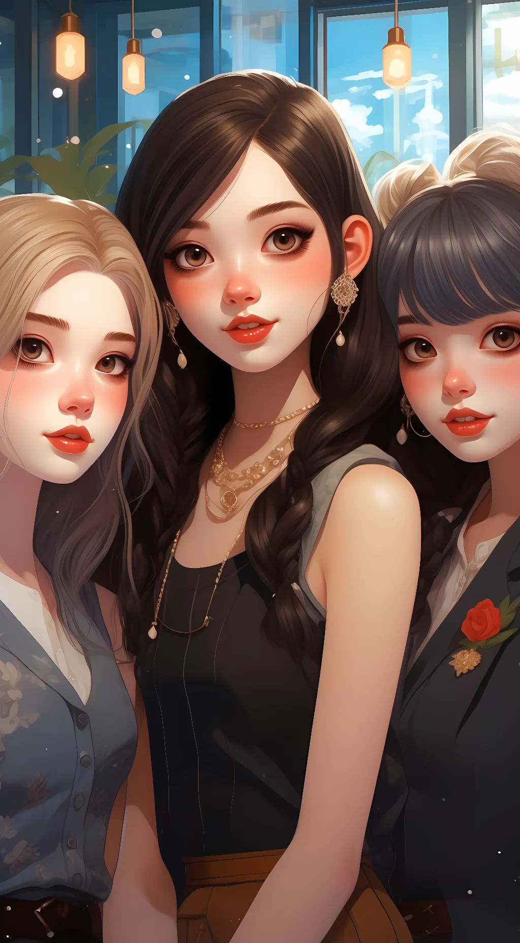 ai character: Mia(molly)Kim) background