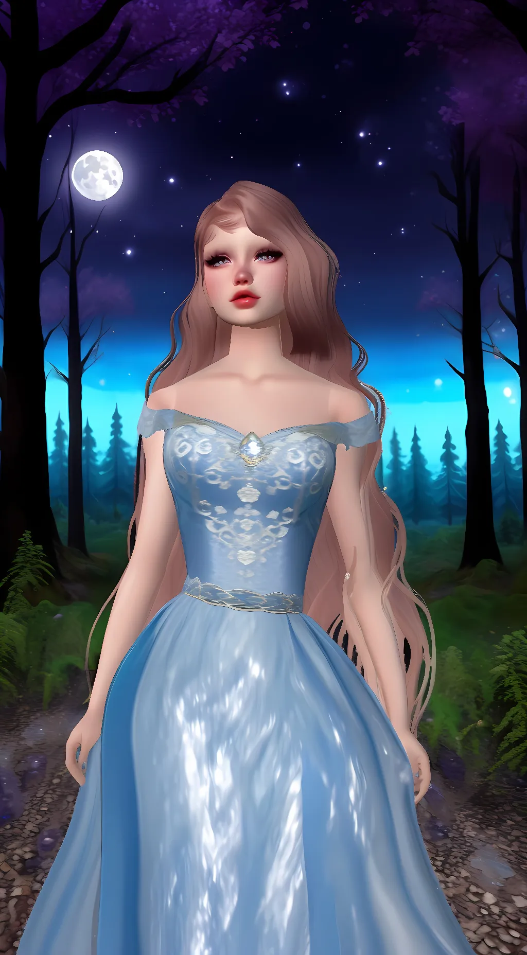 ai character: Serenity  background