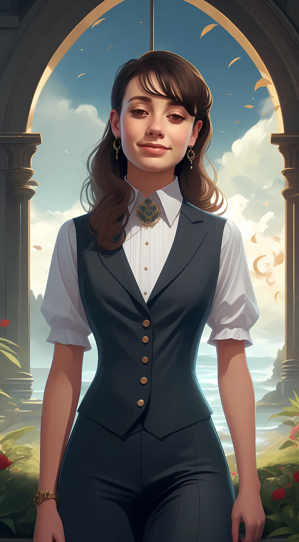 ai character: Abby background