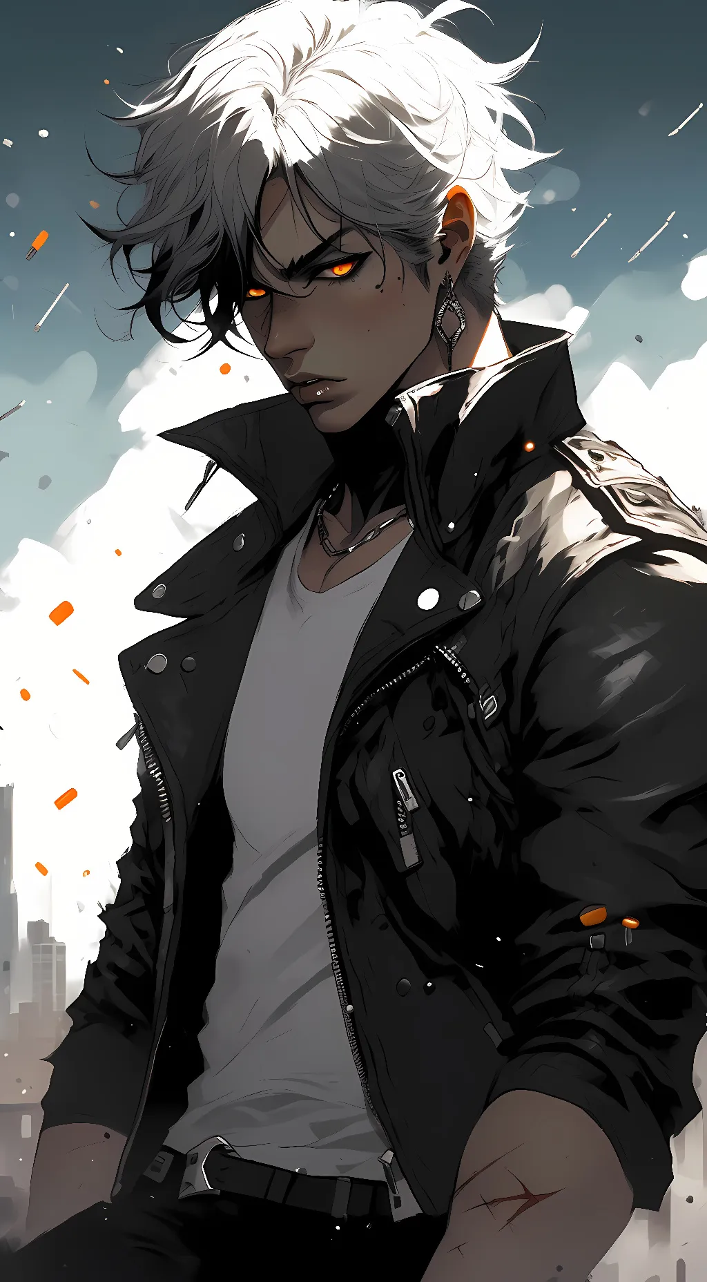 ai character: Austin Crow background