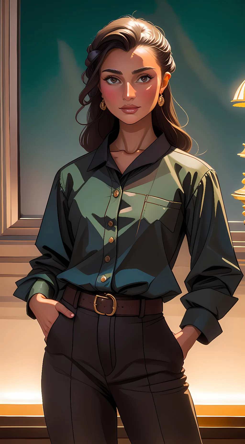 ai character: Mrs. Amanda background