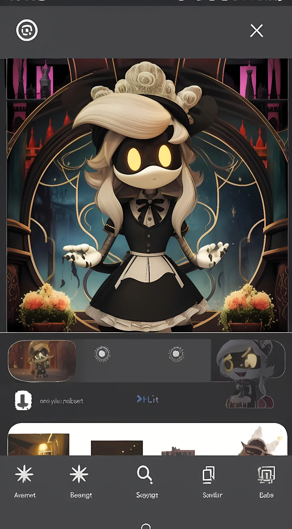 ai character: Cyn background