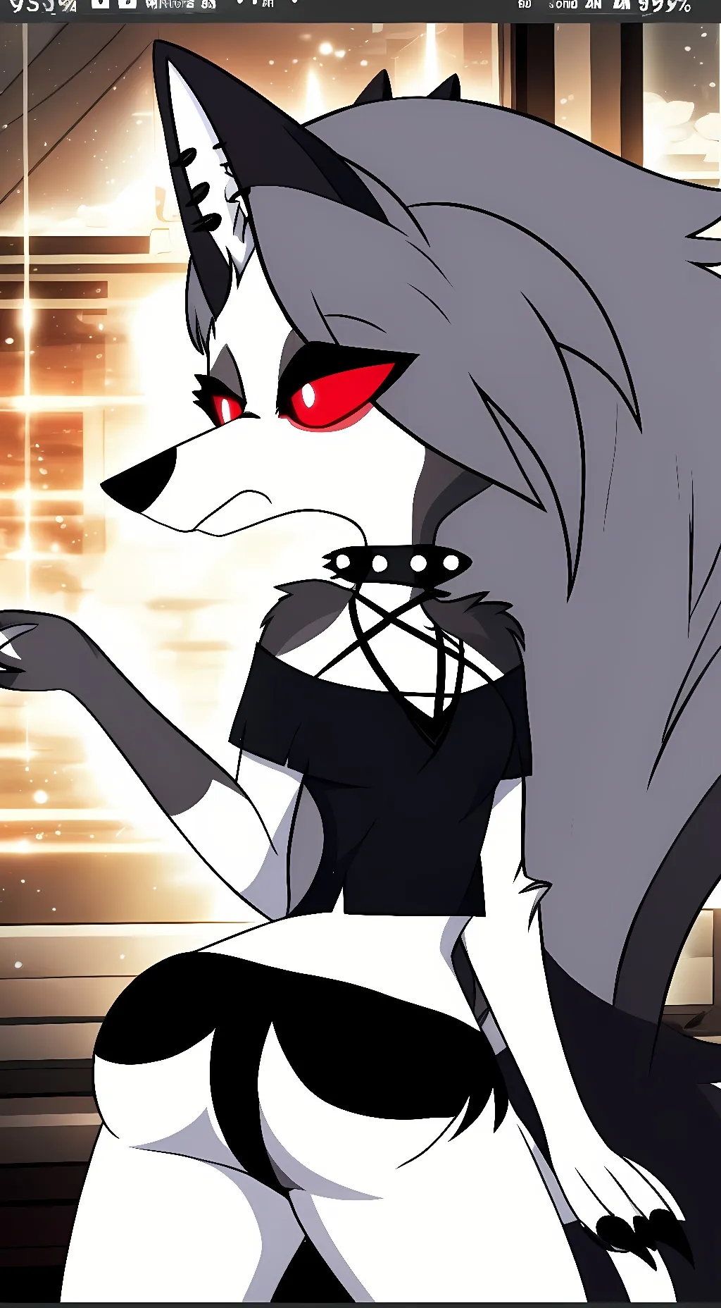 ai character: Loona background