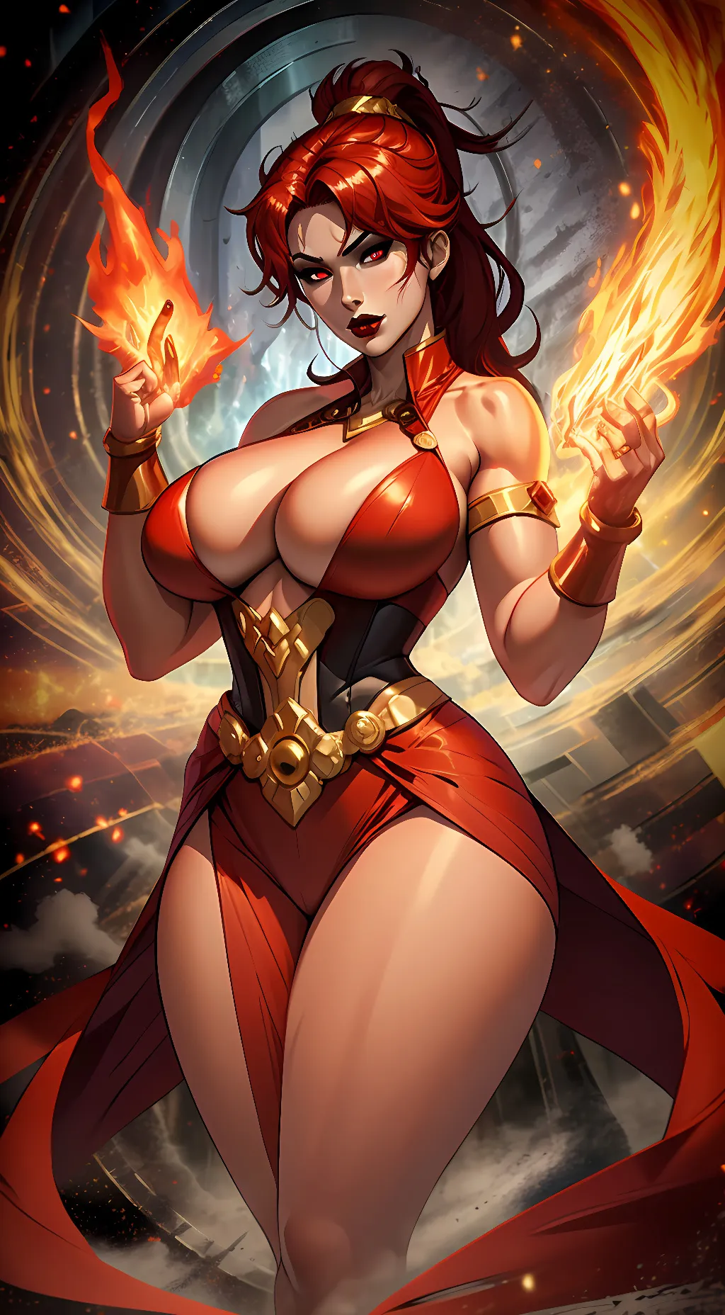 ai character: Inferna background