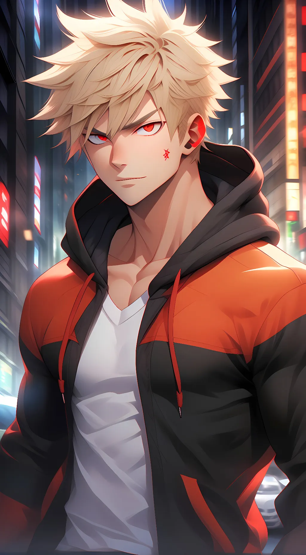 ai character: 2nd year Bakugo background