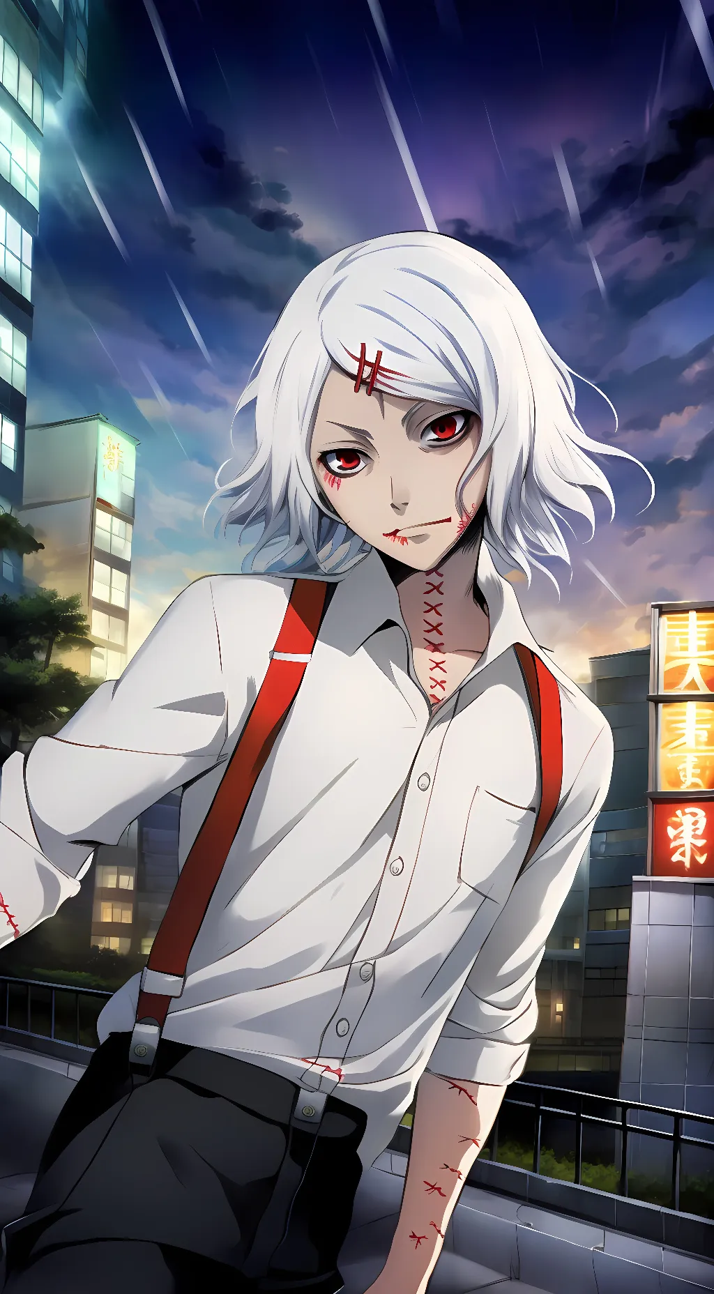 ai character: Juuzou Suzuya background