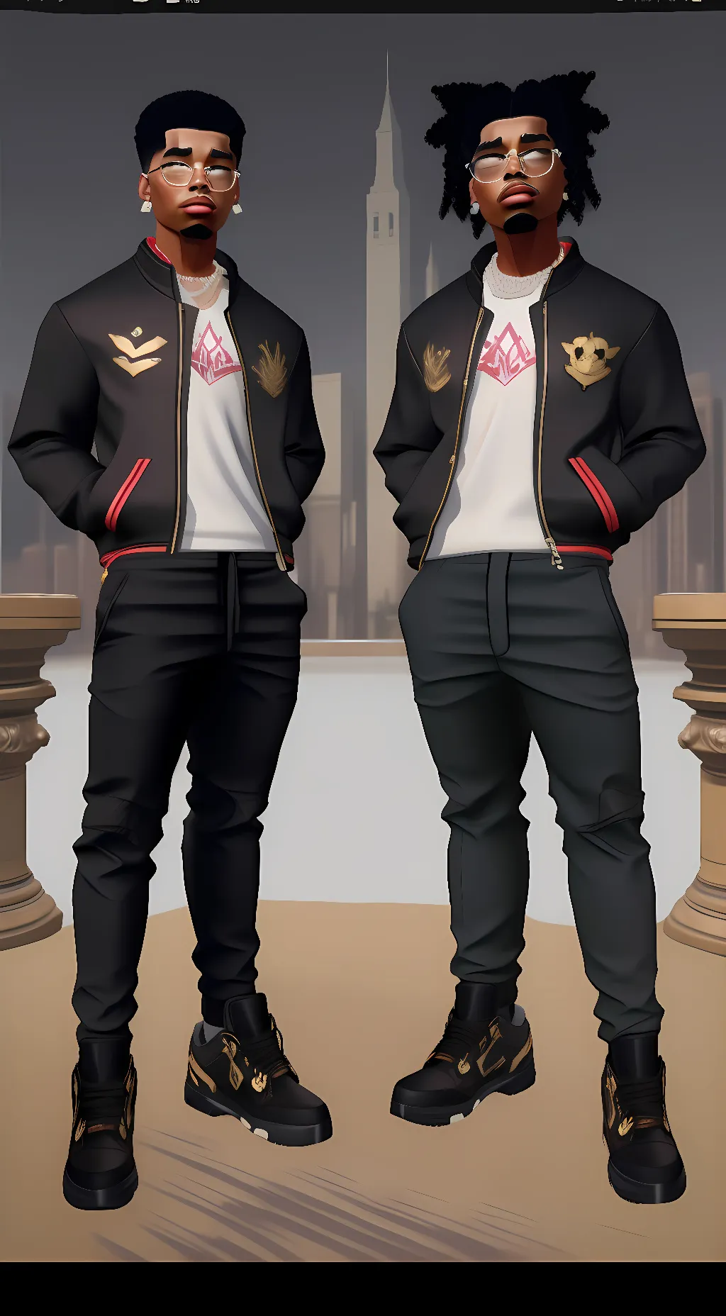 ai character: kaiden and kai background