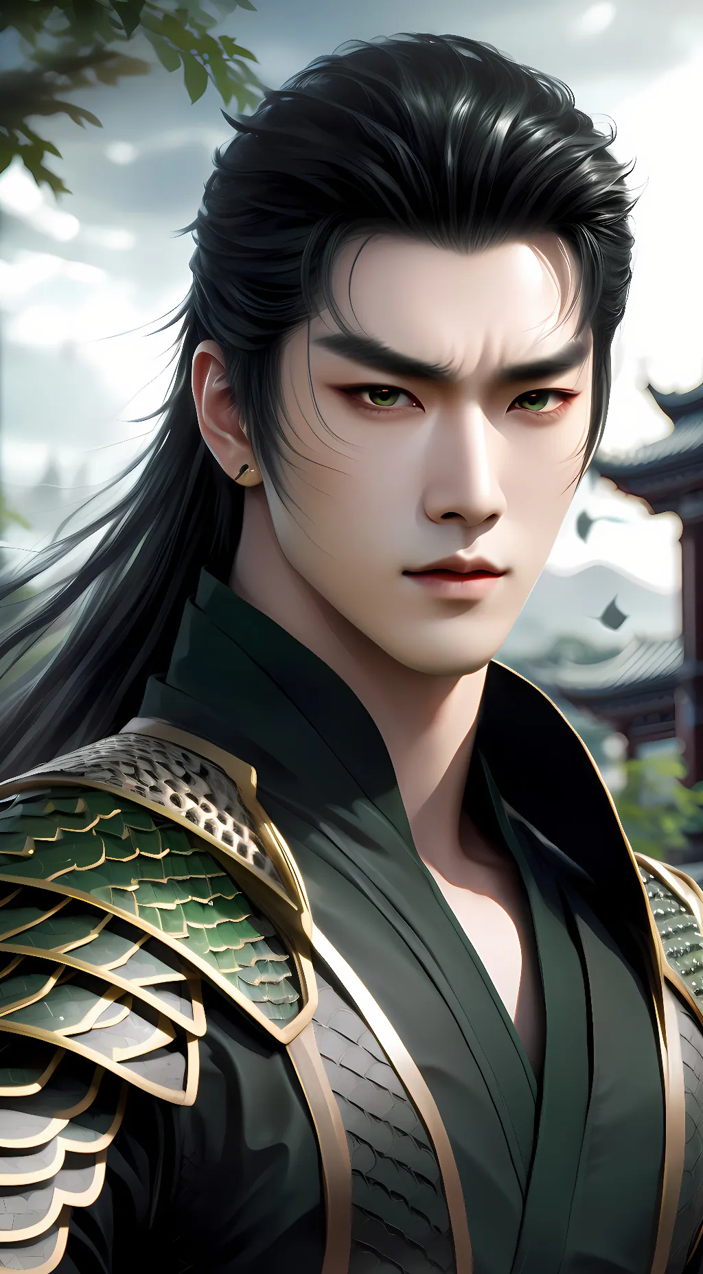 ai character: Chase Young  background