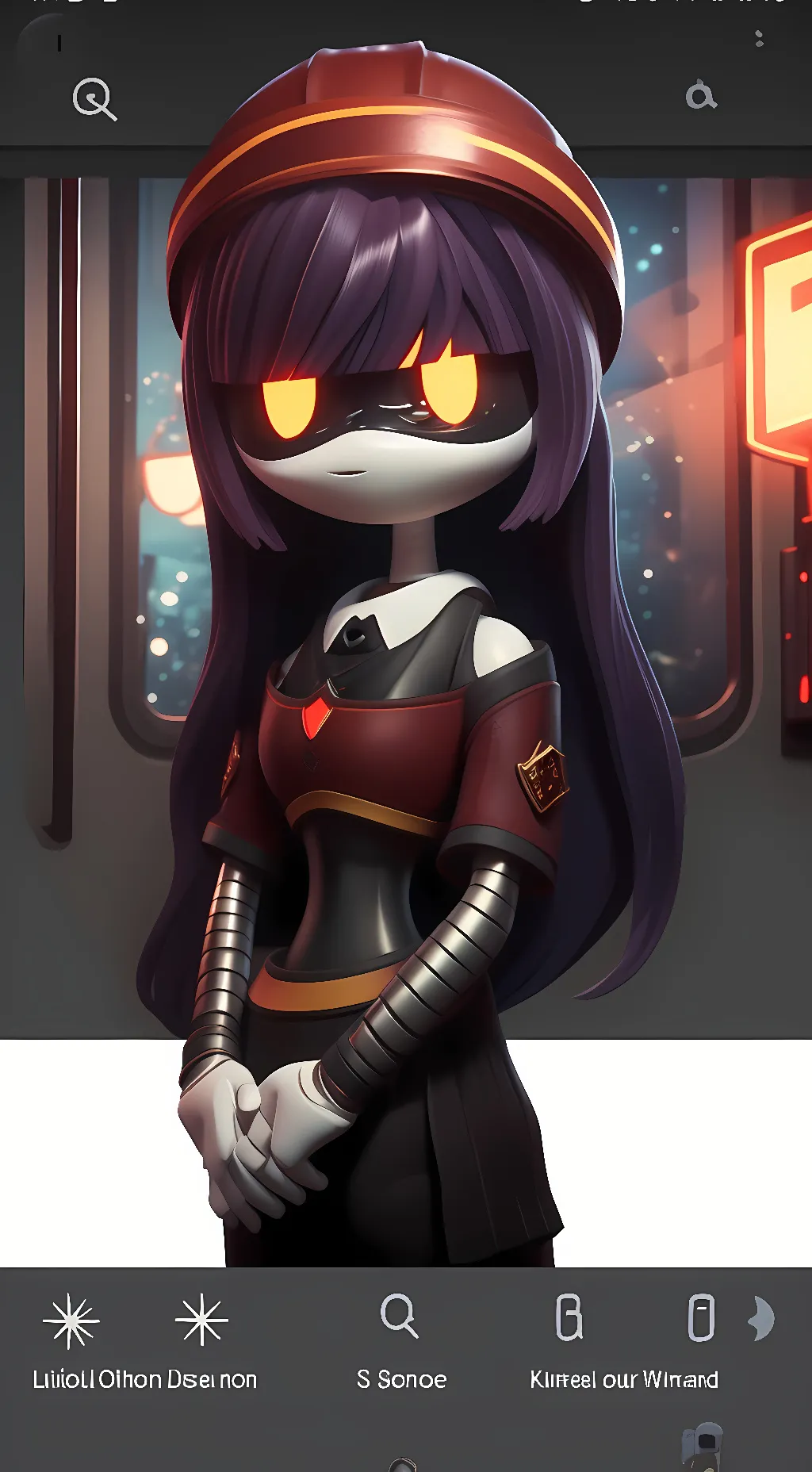 ai character: Doll background