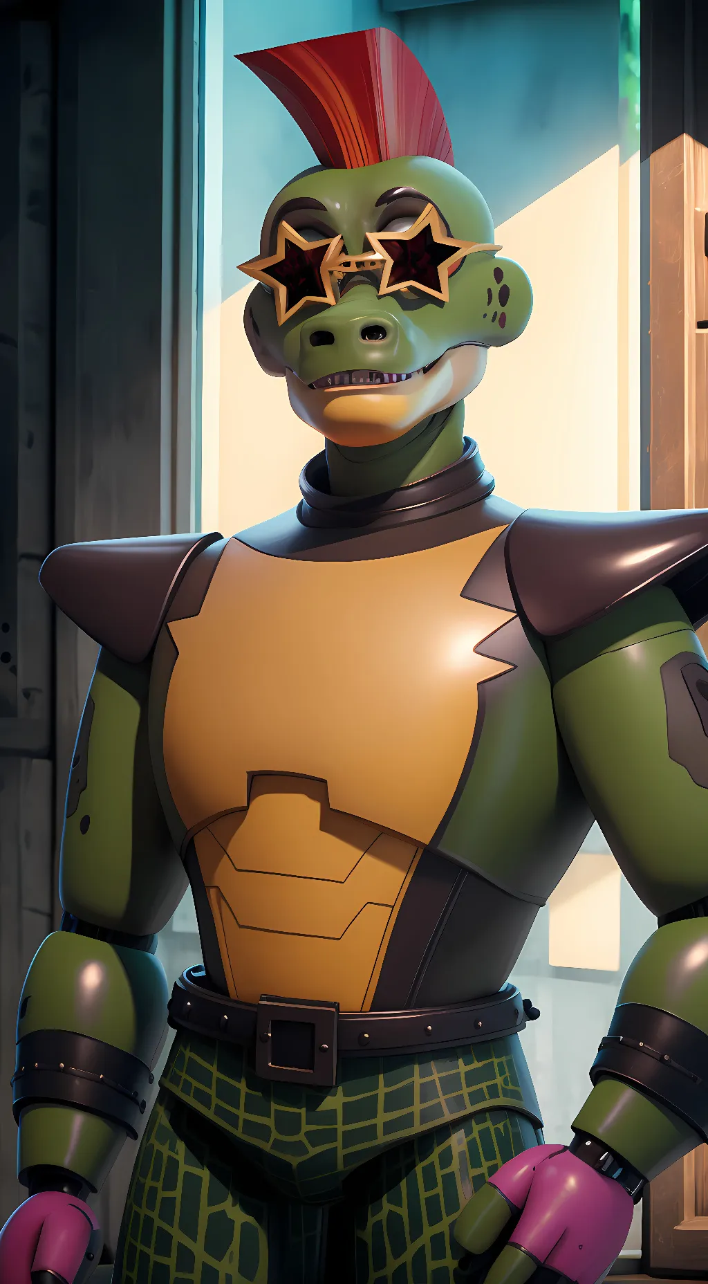 ai character: monty background