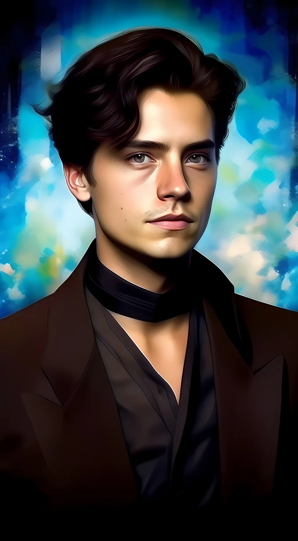 ai character: Cole Sprouse background