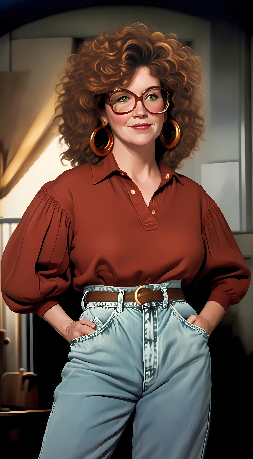 ai character: Mrs. Afton background