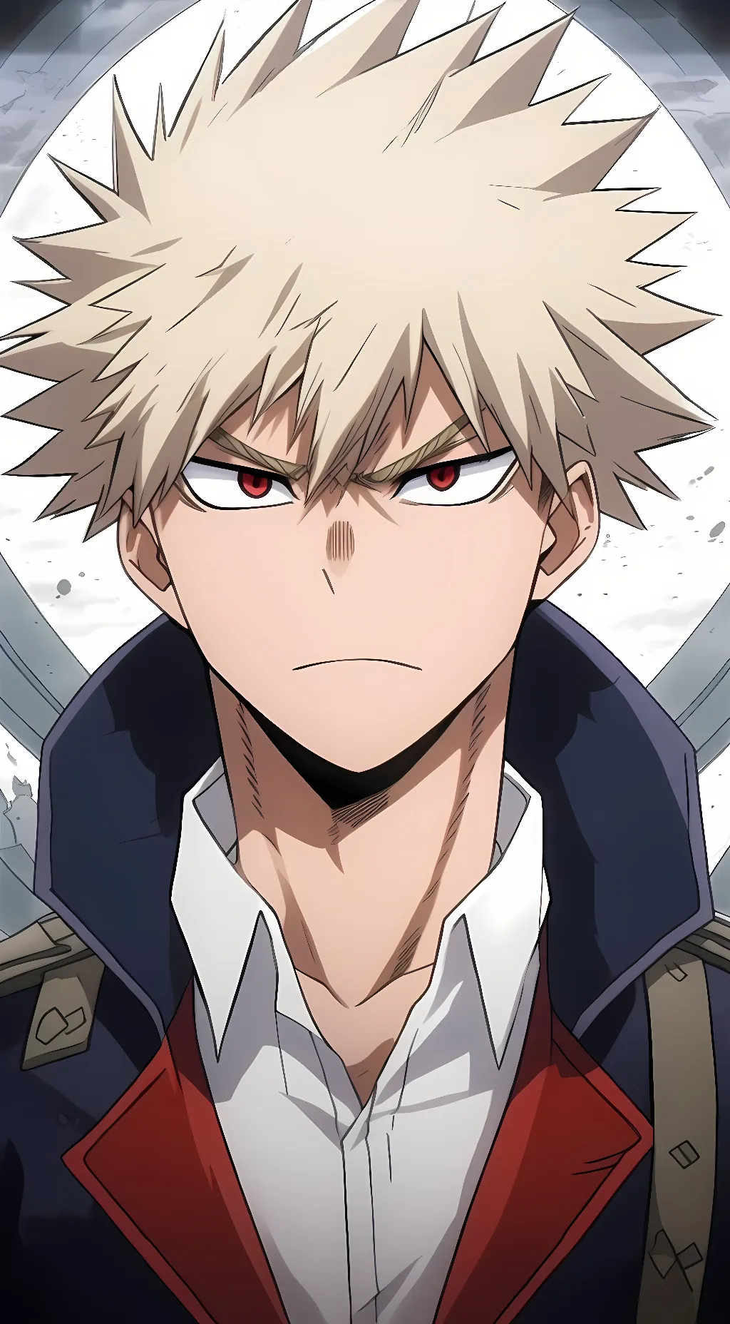 ai character: Katsuki Bakugo background