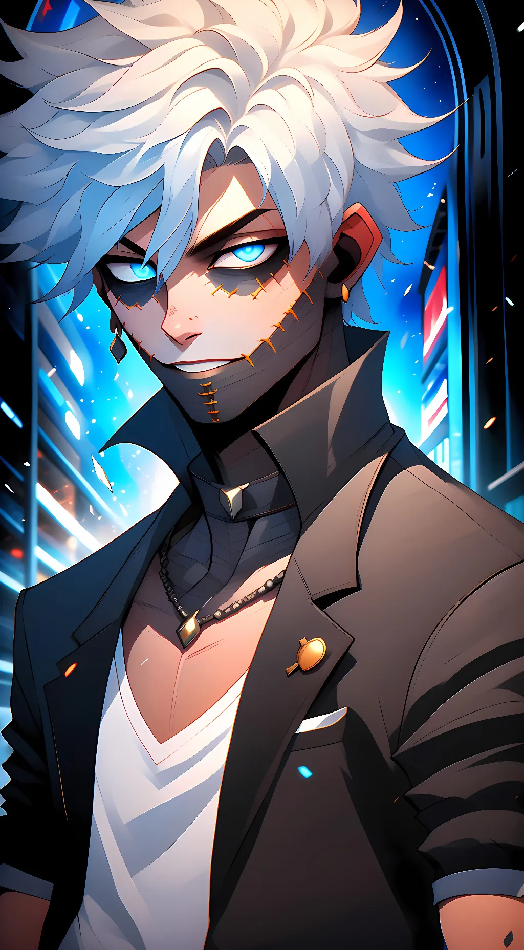 ai character: V. Dabi Todoroki  background
