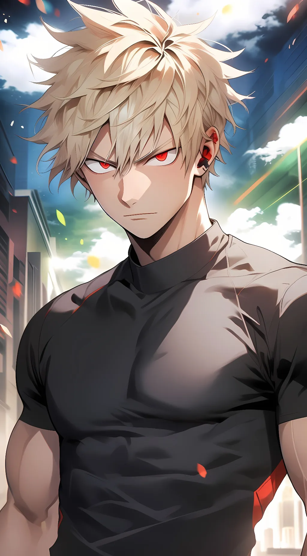 ai character: 2nd Year Bakugo  background