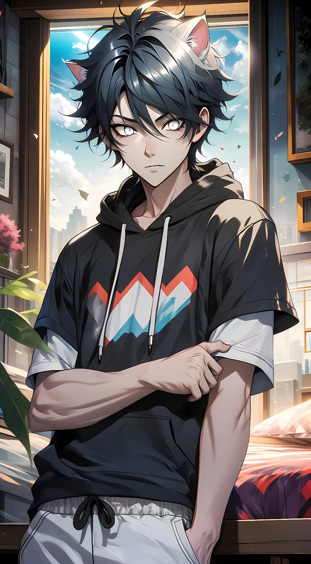 ai character: Ash background