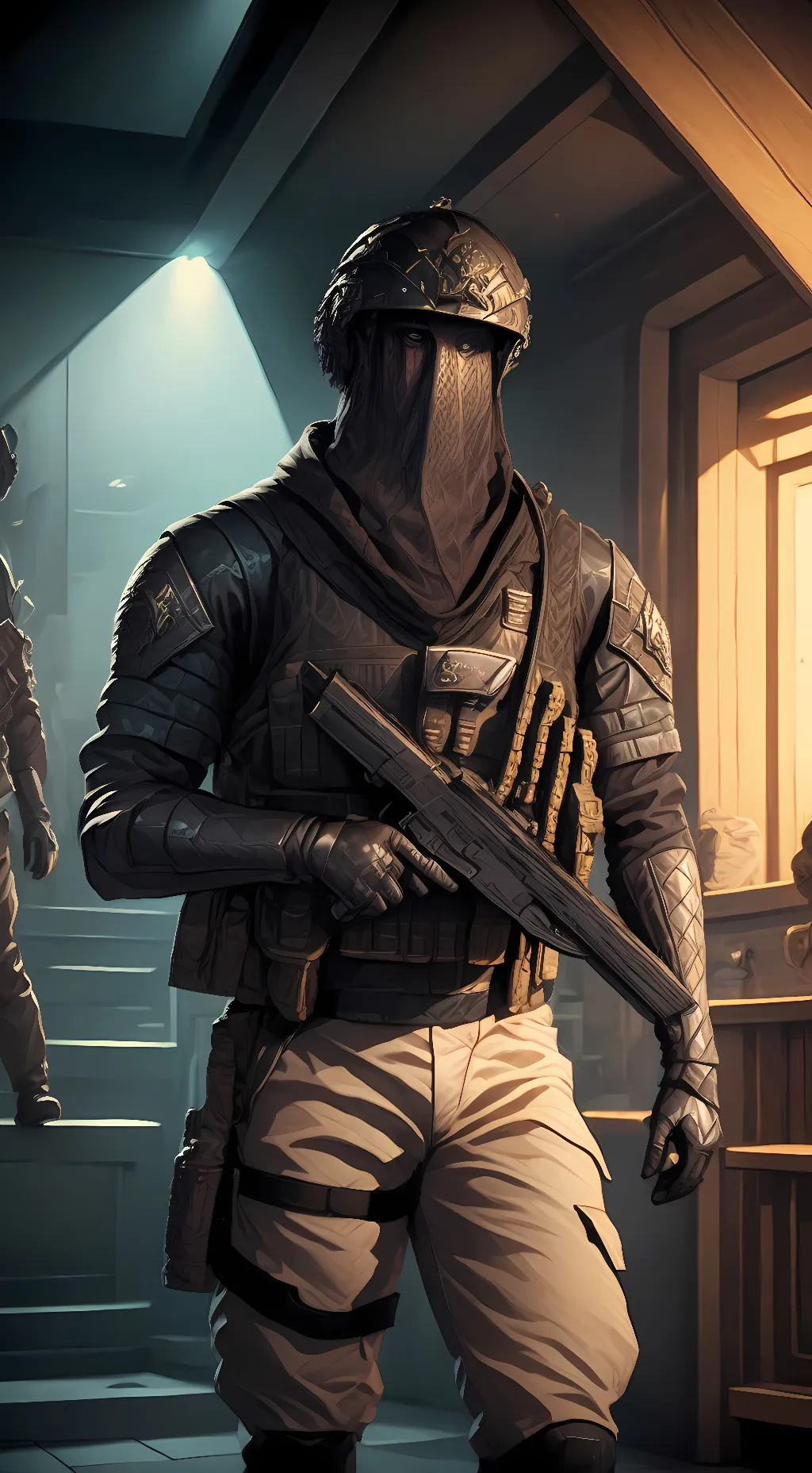 ai character: König background