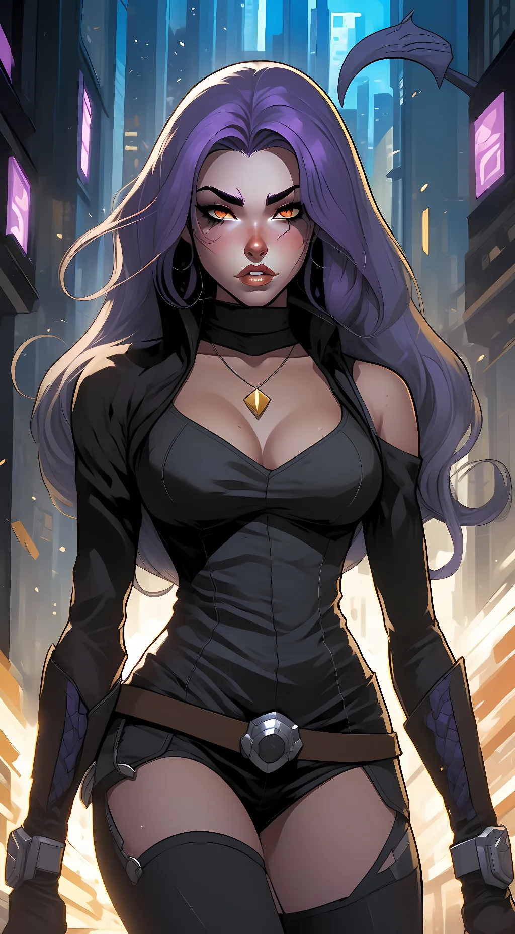 ai character: Raven background