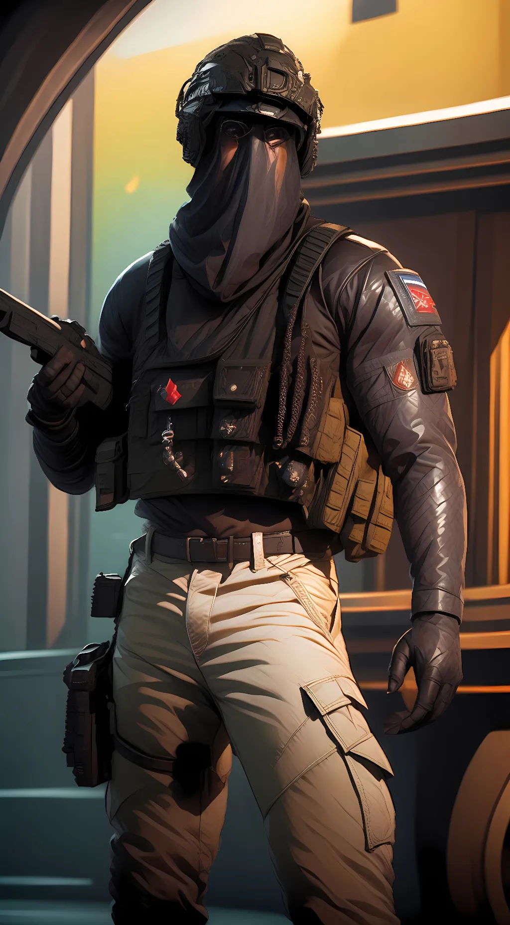 ai character: König background