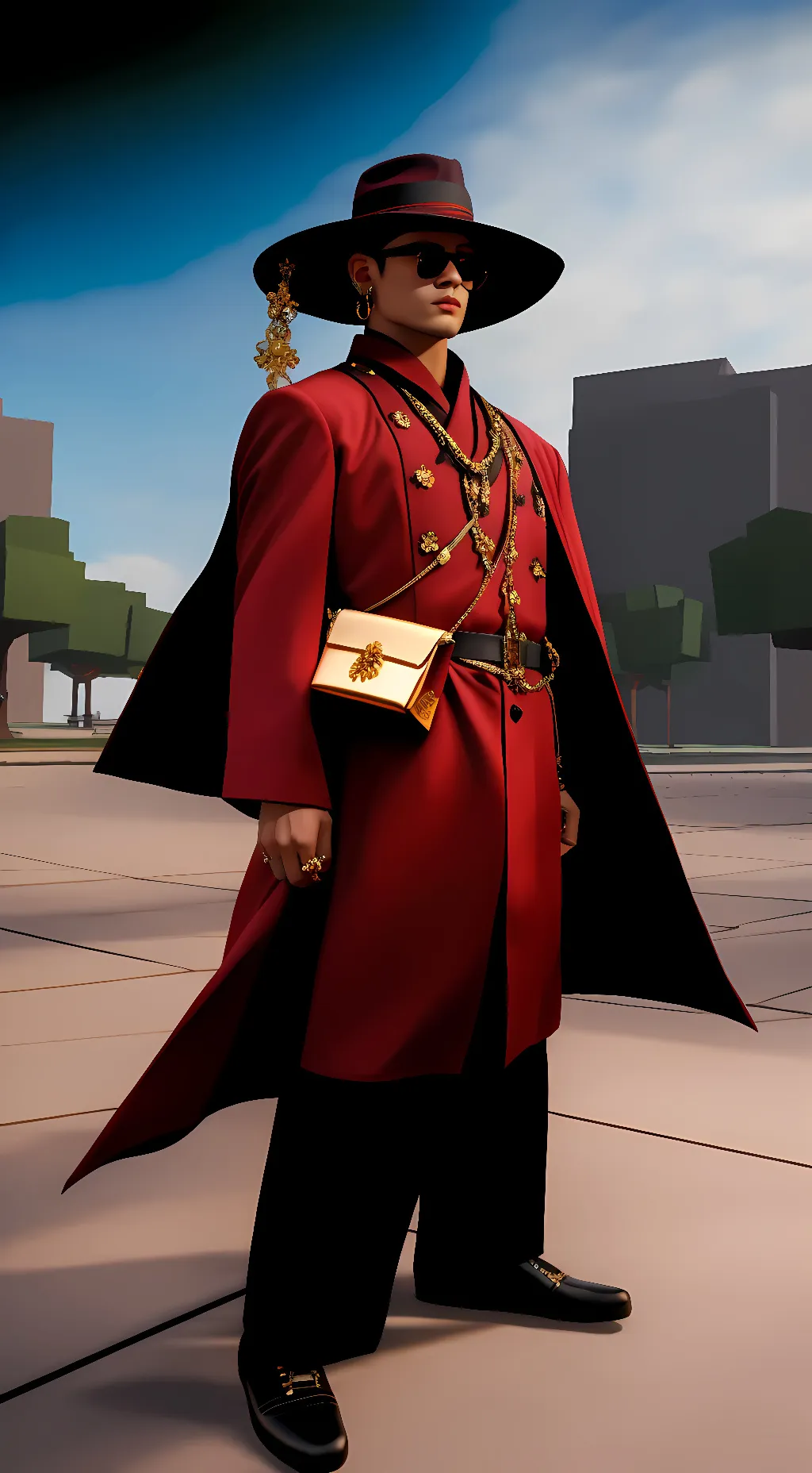 ai character: Baconboi104728b background