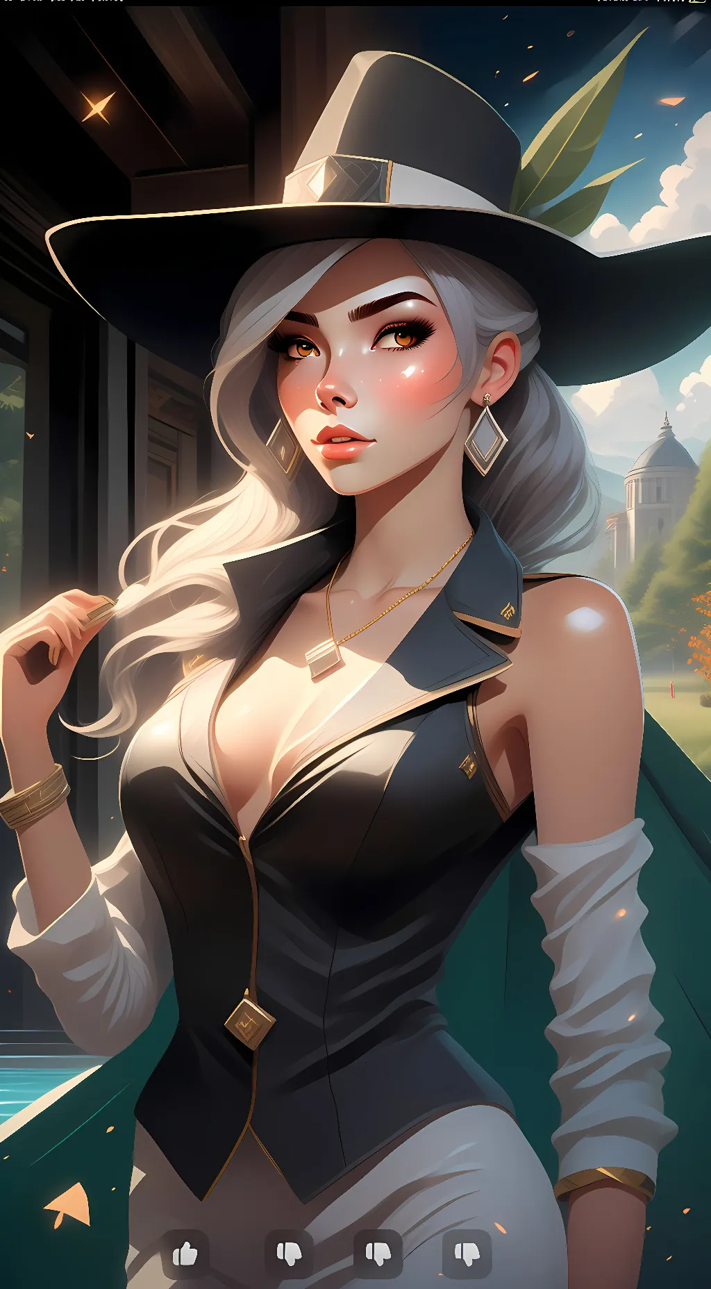 ai character: Ashe background