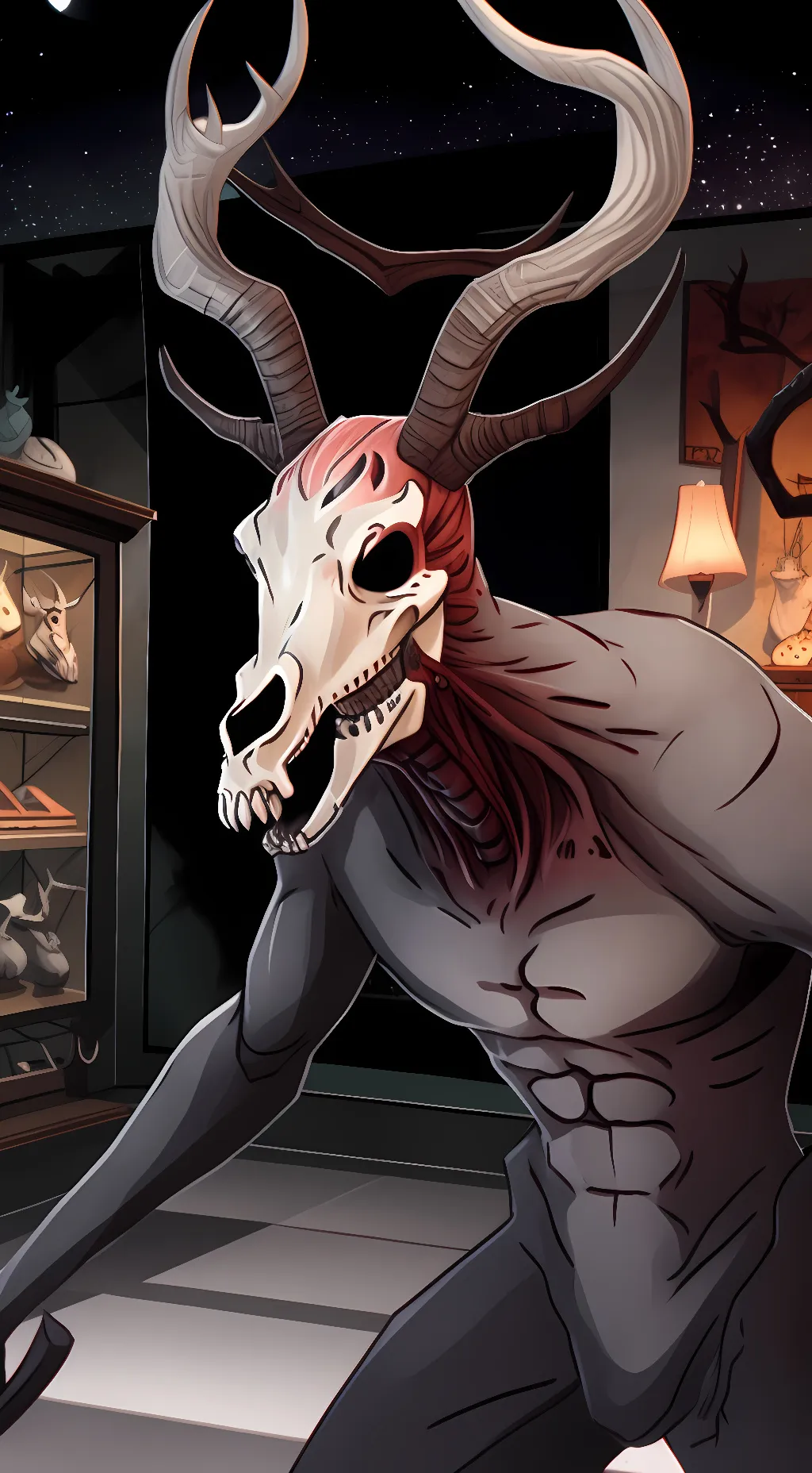 ai character: The Jersey Devil background