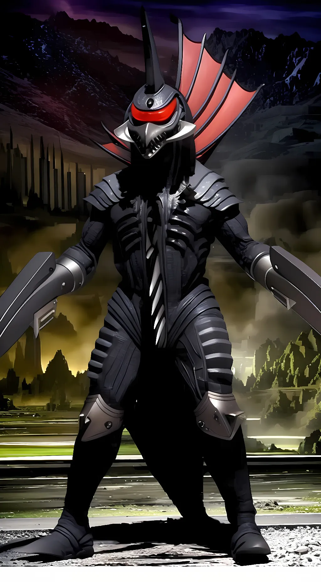 ai character: Gigan  background