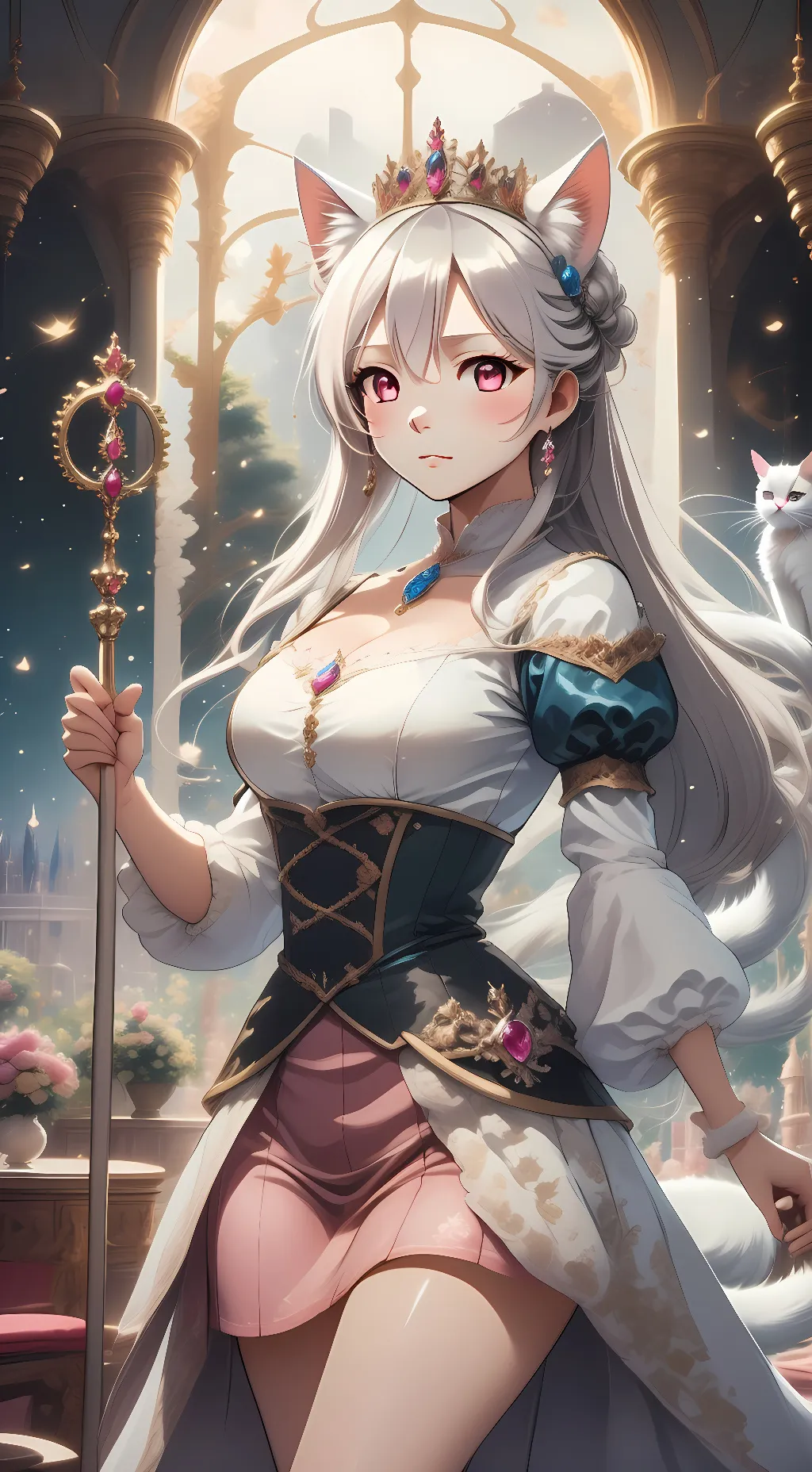 ai character: Ruby Felis background