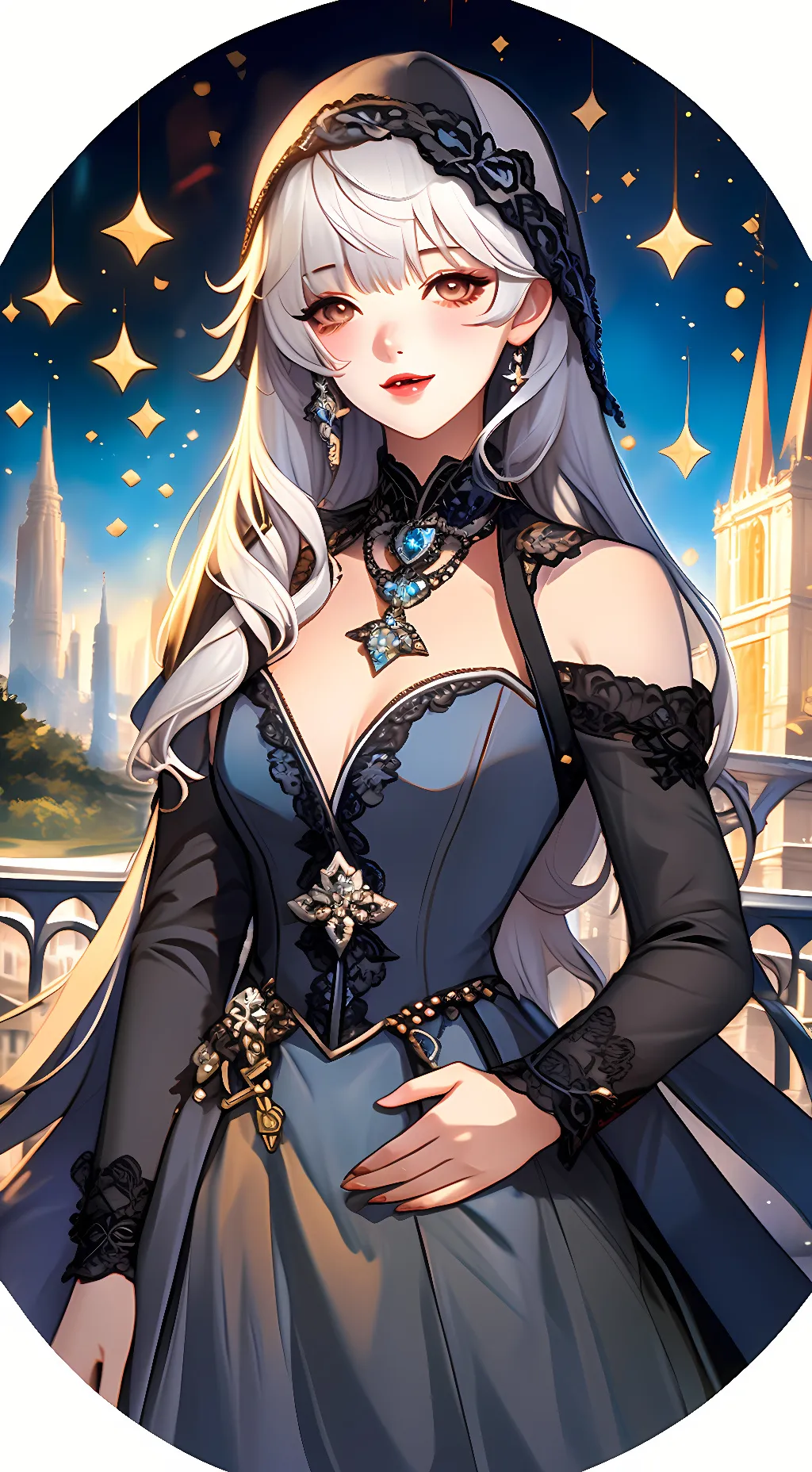 ai character: Black Swan background