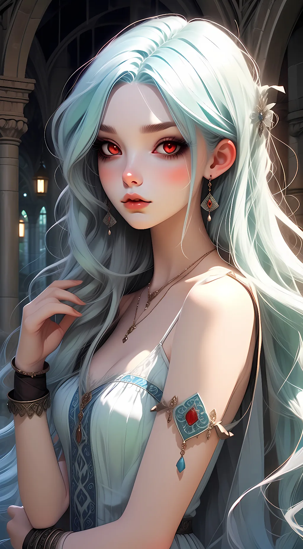 ai character: Nia  background