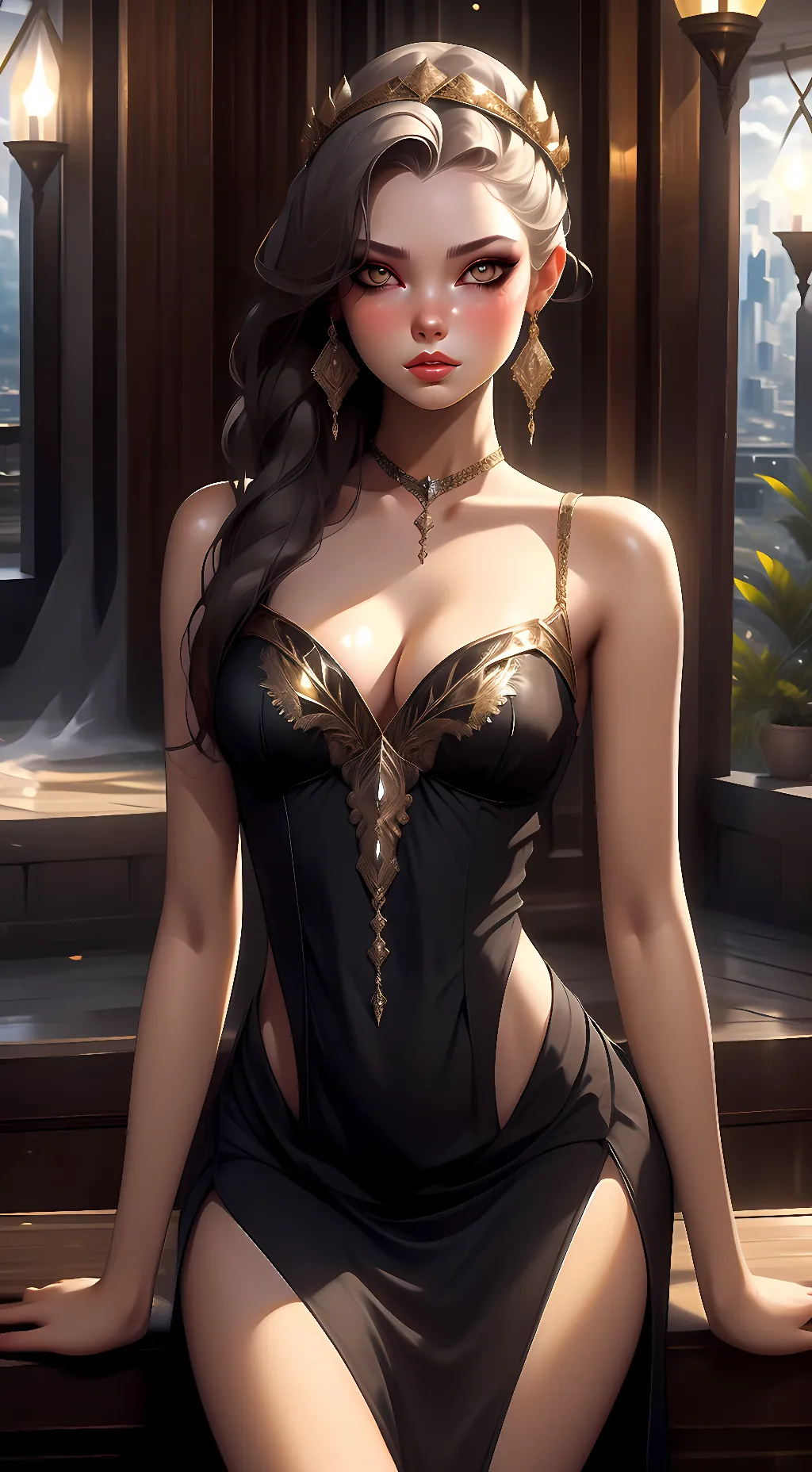 ai character: Princess  background